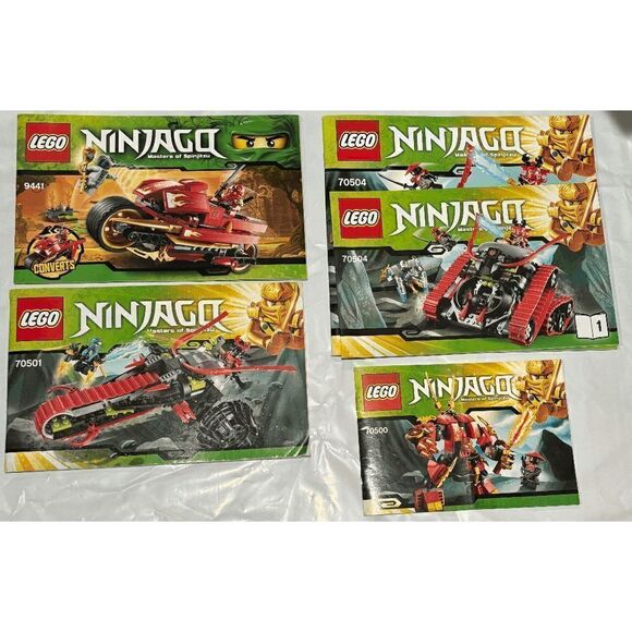 Lego Ninjago Manuals Only 9441 & 70501 & 70500 & 70504 both. - Picture 1 of 7
